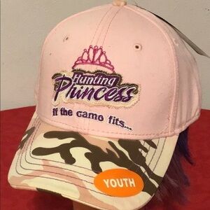 HUNTING Princess Pink Camo Baseball Hat Cap If the Camo Fits Girls Buck Wear NWT